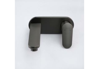 Смеситель встраиваемый для раковины Aquatek Ника AQ1813BGM оружейная сталь